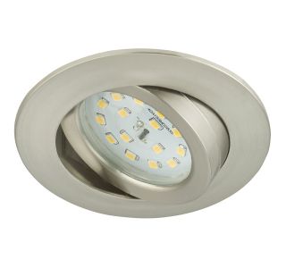 VGRADNA STROPNA SVETILKA PRISMA 1X5W LED,FI=82MM,GIBLJIVA MAT NIKELJ, OKR., IP23 VGRADNA STROPNA SVETILKA PRISMA 1X5W LED,FI=82MM,GIBLJIVA MAT NIKELJ, OKR., IP23