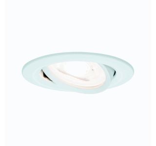 VGRADNI LED REFLEKTOR RL NOVA 1X6.5W GU10, GIB. OKROGLA, BELA MAT/ALU