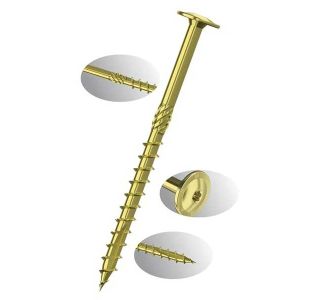 VIJAK ZA LESENE KONSTRUK. 8X80/48 A2F TX 40 S PRIROBNICO