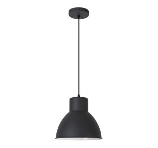VISEČA SVETILKA RABALUX DEREK E27 60W MAT ČRNA