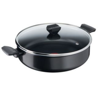 PONEV TEFAL 28 CM VISOKA Z ROČAJI IN POKROVOM SIMPLY CLEAN