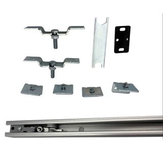 VODILO ZA POMIČNA VRATA GEZE 2350 MM KOMPLET ALUMINIJ SISCO SLIDING