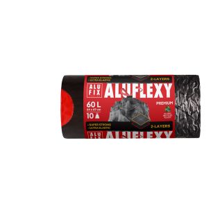 VREČKE ZA SMETI ALUFIX ALUFLEXY 60L 10/1 S TRAKOM