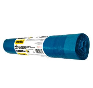 VREČKE ZA SMETI DEAL 60L 10/1 MODRE 60X69 CM