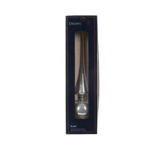 VRH ZA JELKO DECORIS ŠPICA 26 CM SIVA VRH ZA JELKO DECORIS ŠPICA 26 CM SIVA