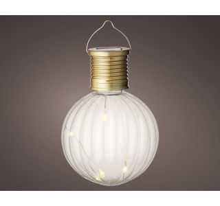 VRTNE LUČKE LUMINEO SOLARNA ŽARNICA 8X11 CM PVC, PROZORNA VRTNE LUČKE LUMINEO SOLARNA ŽARNICA 8X11 CM PVC, PROZORNA