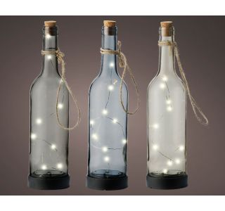 VRTNE LUČKE LUMINEO SOLARNE V STEKLENICI 7.8X30.5 CM, SORTIRANE