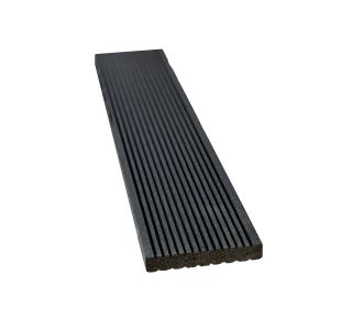 WPC DESKA ZA TERASO STRANSKA BLENDA ANTRACIT 2200X72X12 MM OZKO/ŠIROKO