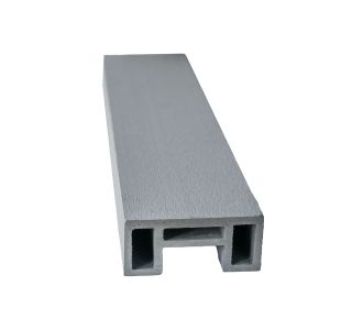 WPC SISTEM OGRAJA U-PROFIL SVETLO SIVA 4000X90X40 MM