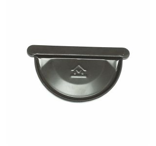 ZAKLJUČEK ZA ŽLEB ŠUŠTERŠIČ 28 CM POCINKAN RJAV