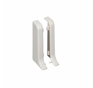 ZAKLJUČEK/ROZETA FN KONČNI ELEMENT BEL 2 KOS ZA PVC LETEV