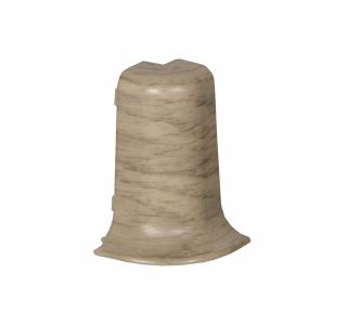 ZAKLJUČEK/ROZETA FN ZUNANJI KOT HRAST BELJEN 2 KOS ZA PVC LETEV