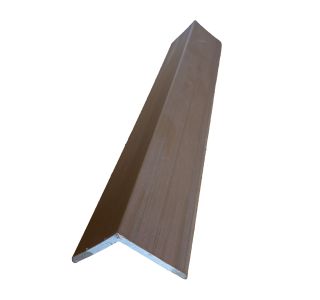 ZAKLJUČNA VOGALNA LETEV L-PROFIL ZA WPC FASADNI SISTEM KAVA