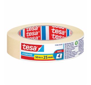 ZAŠČITNI LEPILNI TRAK TESA KREP STANDARD 50MX25MM ZAŠČITNI LEPILNI TRAK TESA KREP STANDARD 50MX25MM