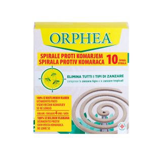ZAŠČITA PRED INSEKTI ORPHEA BIO GORLJIVE SPIRALE PROTI KOMARJEM