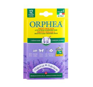 ZAŠČITA PRED INSEKTI ORPHEA LISTIČI PROTI MOLJEM 12/1 SIVKA