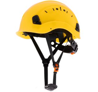 ZAŠČITNA ČELADA NERI ZA DELO NA VIŠINI RUMENA LEVEL