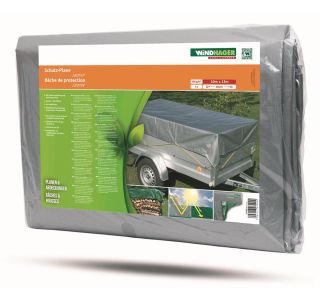 ZAŠČITNA PONJAVA WINDHAGER 10X12M TARPAULIN 180G/M2 SREBRNA