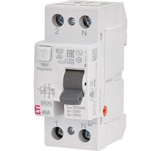ZAŠČITNO STIKALO FID ETI EFI-P2 AC 40/0.3A 2P FID
