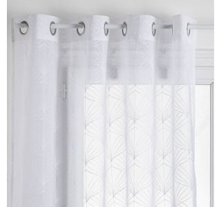 ZAVESA ATMOSPHERE MIA 140X240CM PES BELA