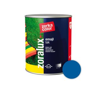 POKRIV.PREM.ZA KOV.,LES ZORKA DEKOR ZORALUX EMAJL LAK MODRA 0.75 L 6611 POKRIV.PREM.ZA KOV.,LES ZORKA DEKOR ZORALUX EMAJL LAK MODRA 0.75 L 6611
