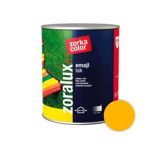 POKRIV.PREM.ZA KOV.,LES ZORKA DEKOR ZORALUX EMAJL LAK RUMENA 0.75 L 2436 POKRIV.PREM.ZA KOV.,LES ZORKA DEKOR ZORALUX EMAJL LAK RUMENA 0.75 L 2436