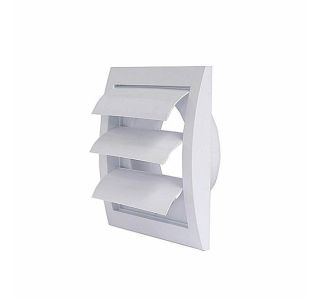 ZRAČNIK BREZ REGULACIJE VAFRA PVC FASADNI Z TEŽ.LOPUTO FI 100