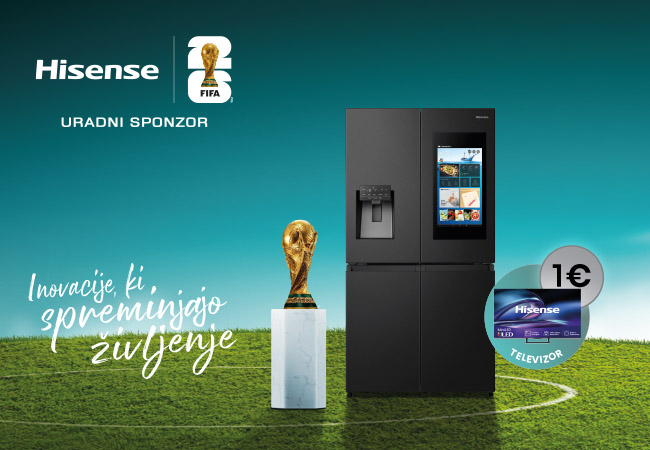 Hisense hladilniki in darilo