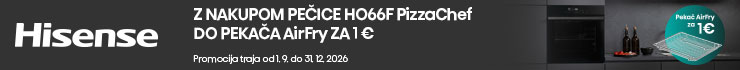 pečice Hisense in darilo