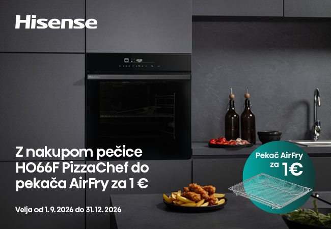 pečice Hisense in darilo