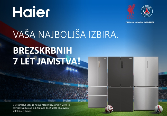 7 let jamstva Haier
