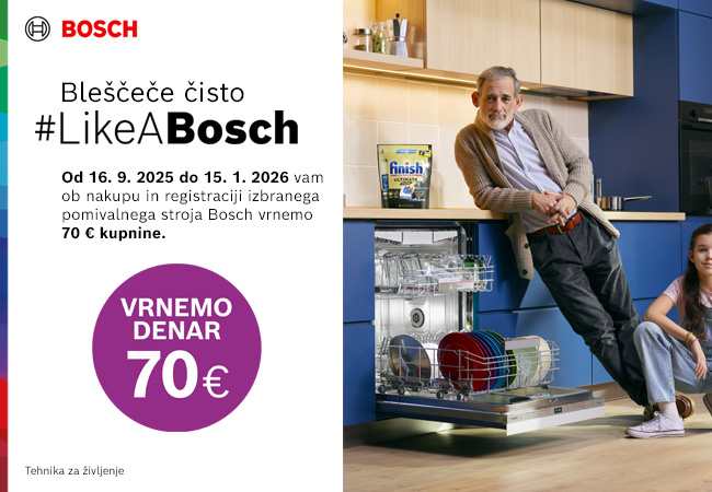 vračilo 70 eur pomivalni bosch
