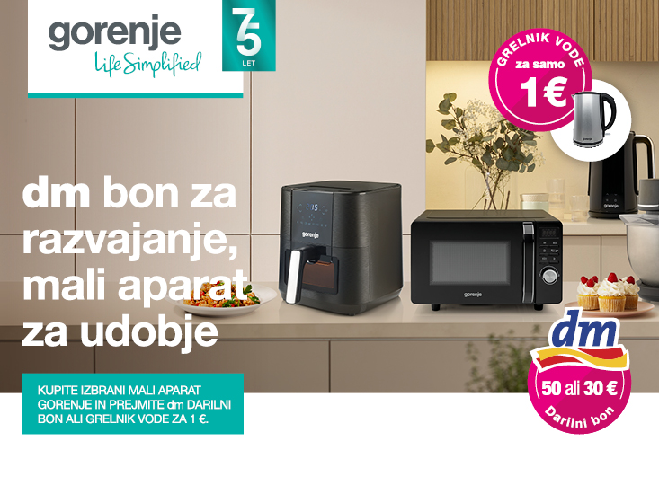 darilo ob nakupu mga Gorenje