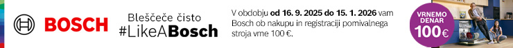 vračilo pomivlani bosch 100 eur