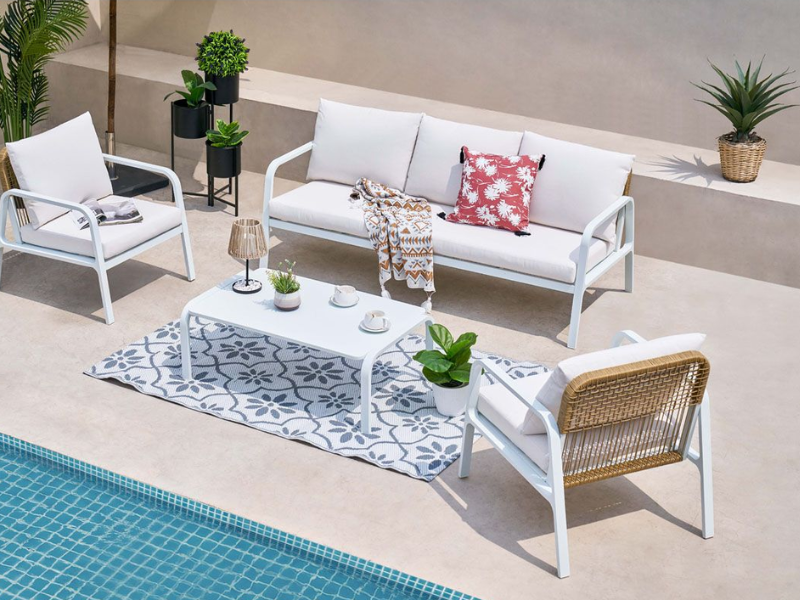 KOVINSKA VRTNA GARNITURA MQ ARIANA 4 DELNA