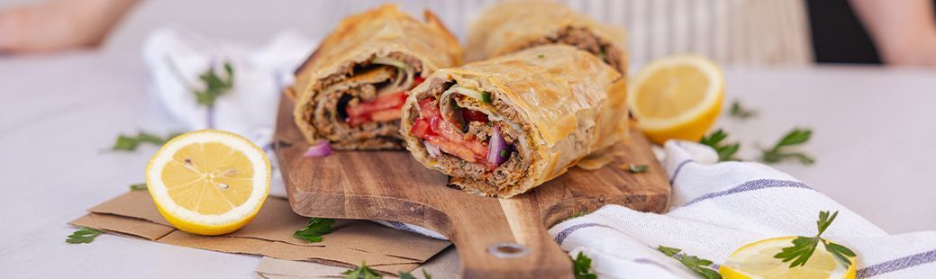 Recept: Lahmacun jufka, zvita turška pica