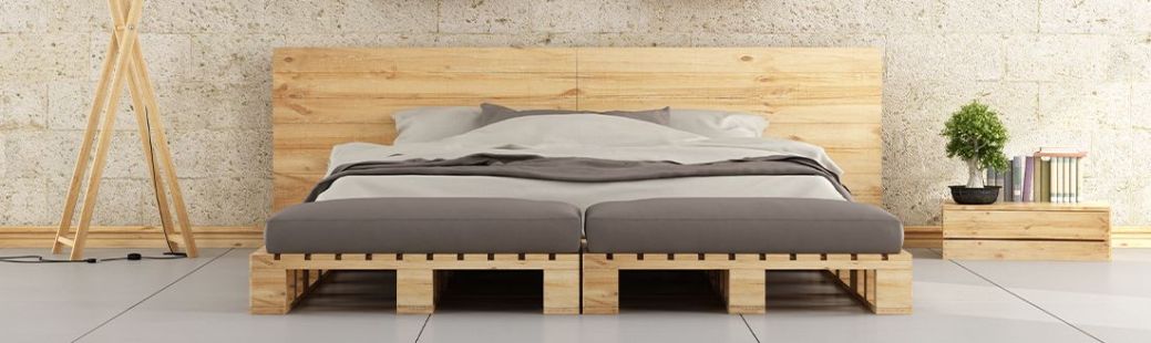 Ustvarite posteljo iz palet