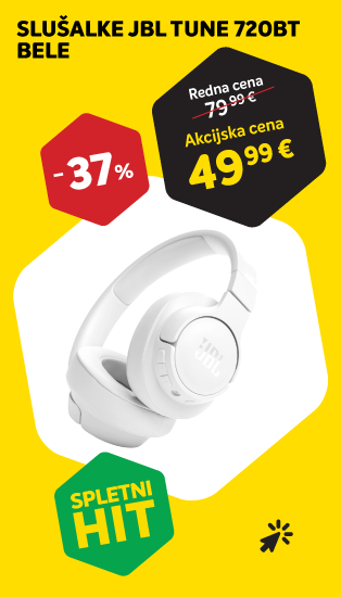 Akcija slušalke JBLnTune 720BT