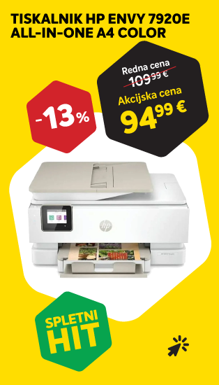 Akcija Tiskalnik HP Envy 7920E -13%