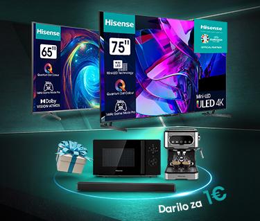 Presenetite s televizorjem Hisense