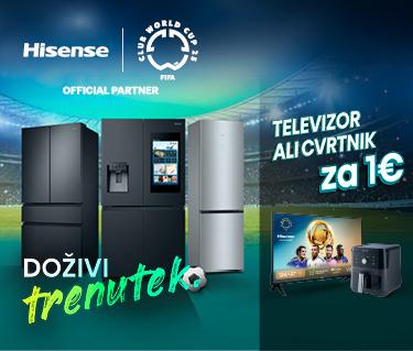 Darilo ob nakupu izbranega hladilnika Hisense