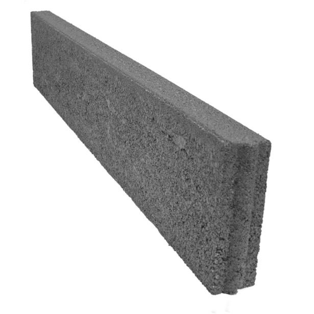 BETONSKI ROBNIK OBLAK GROUP 100X20X6 CM RAVEN CEMENTNO SIV