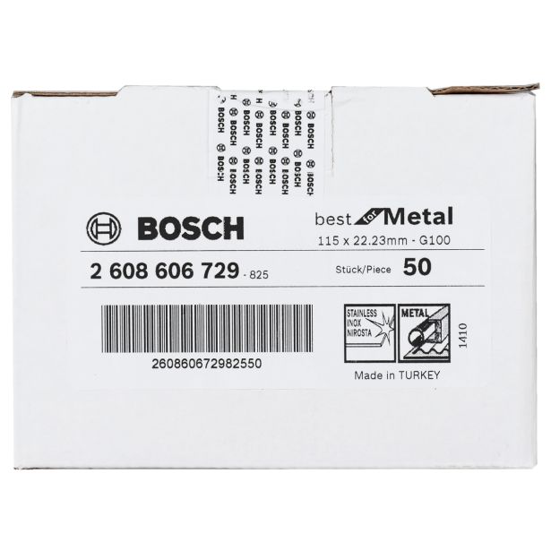 FIBERFLEX DISK ZA KOVINO BOSCH 115X22 MM Z100 R574