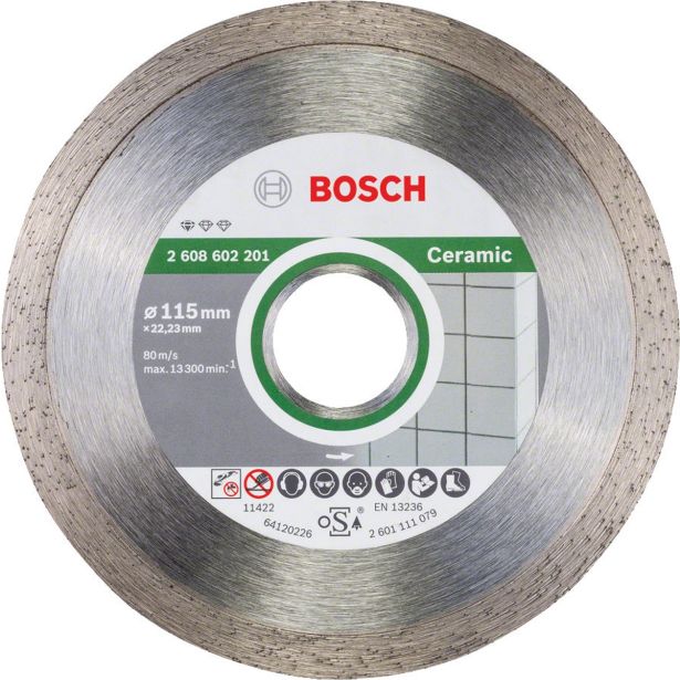 DIAMANTNA REZALNA PLOŠČA BOSCH 115X22.23X1.6X7 MM ZA KERAMIKO