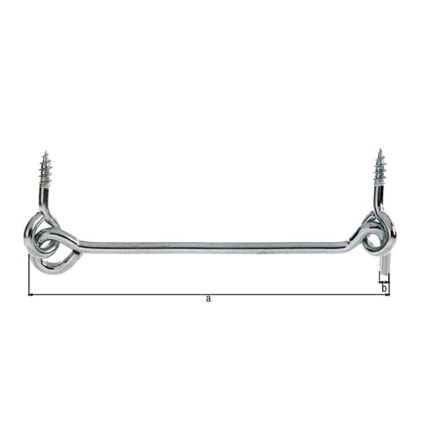 VETRNA ZATIKALNA PALICA ALBERTS 120X4 MM