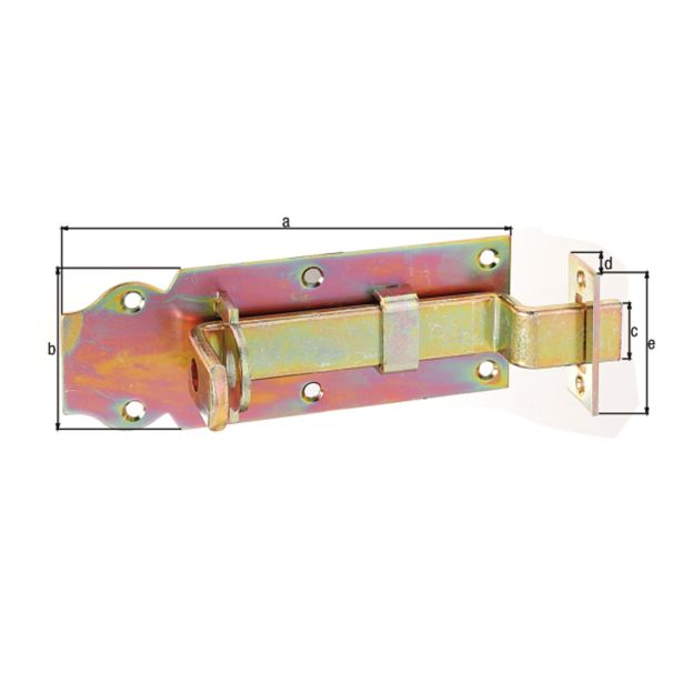 PREČNI ZAPAH ALBERTS 140X52 MM