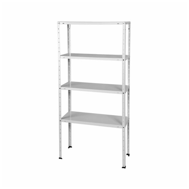 REGAL AR SHELVING 150X75X30 CM, 4 POLICE 40 KG/POLICO, BEL