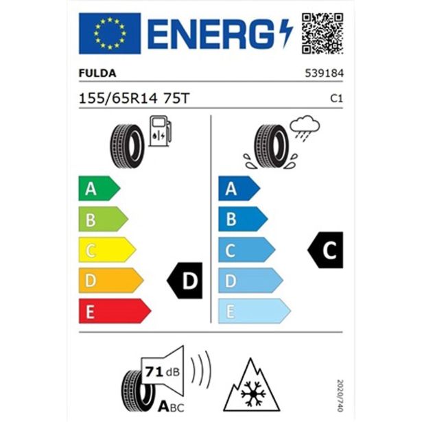 CELOLETNA GUMA FULDA 155/65R14 75T MULTICONTROL