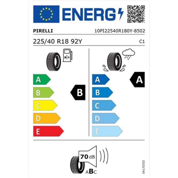 Letna Guma Pirelli 225/40r18 92y Xl Powergy - Merkur.si