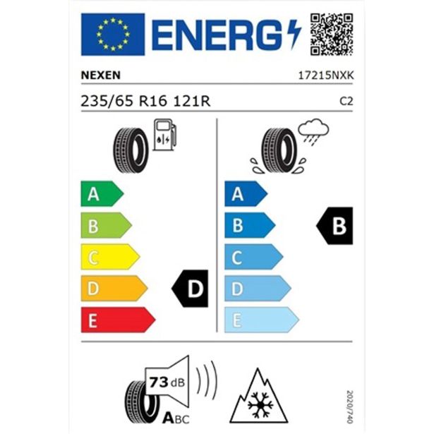 ZIMSKA GUMA NEXEN 235/65R16C 121R WINGUARD WT1 DOT1122